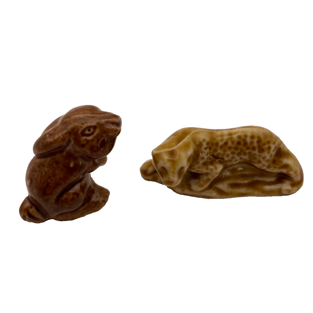 Pre-owned Vintage Set of 2 Wade England Whimsies Small Figurines